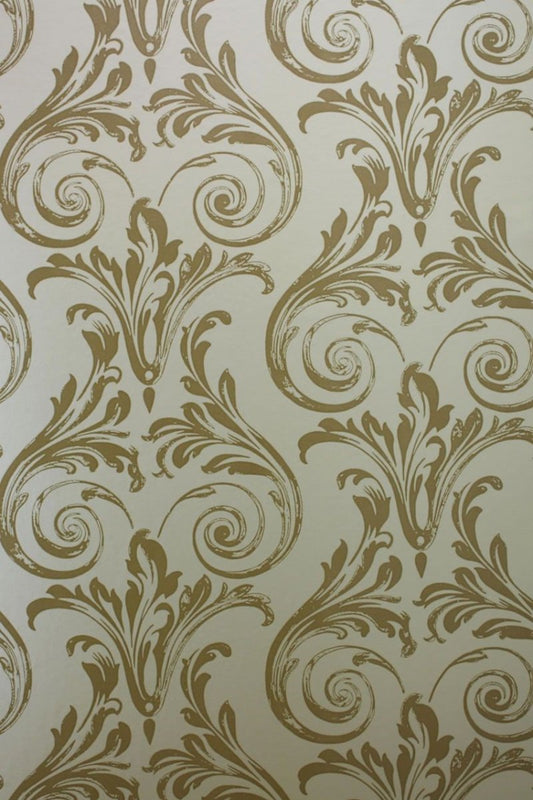 Convivio Wallpaper - Gold - Nina Campbell - NCW4034 - 05 - Premier Wallcovering