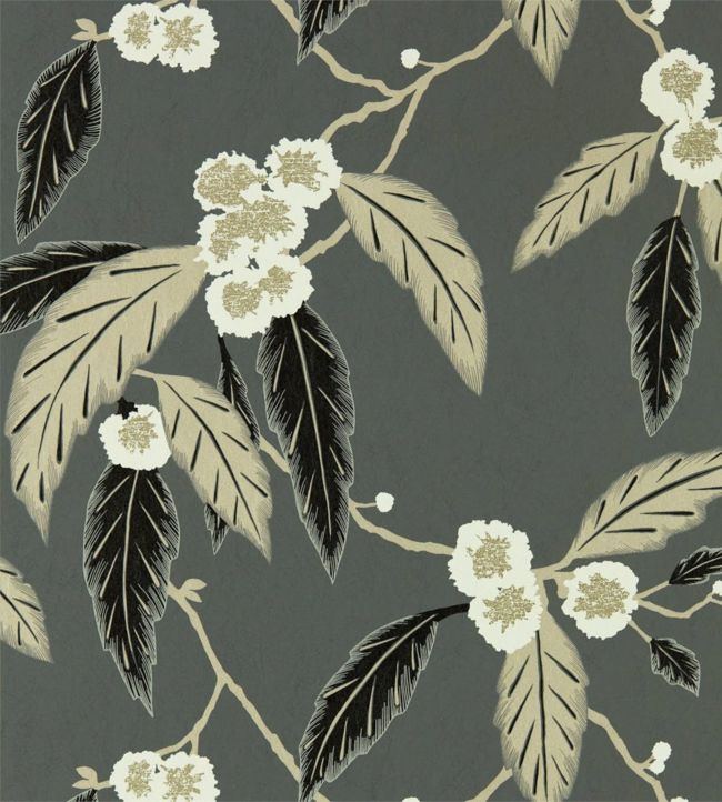Coppice Wallpaper - Ebony/Putty/Snow - HSAW112136 - Harlequin - Premier Wallcovering
