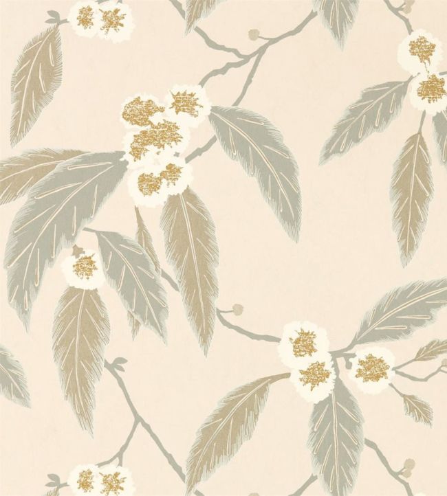 Coppice Wallpaper - Powder / Truffle / Gilver - HSAW112135 - Harlequin - Premier Wallcovering