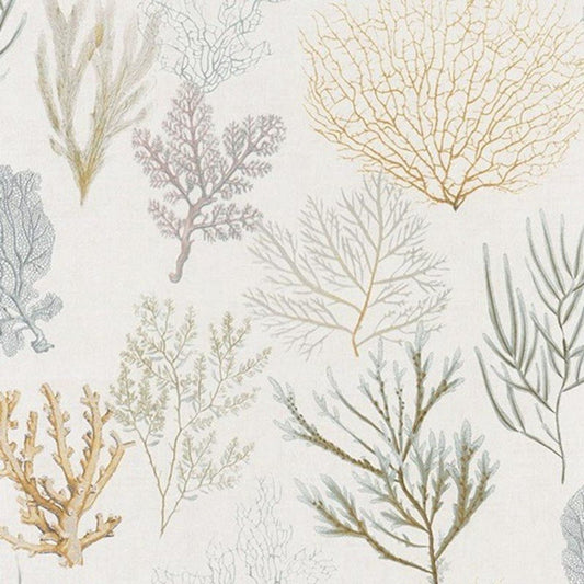 Corail Rivage Wallpaper - Jaune - Casadeco - 83972127 - Premier Wallcovering