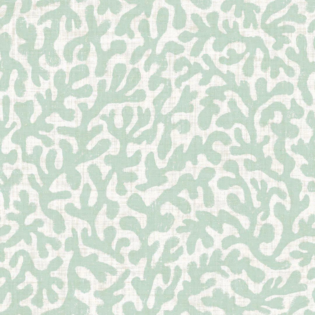 Coral Cove Wallpaper - Duck Egg - LAN100278 - Lucie Annabel - Premier Wallcovering