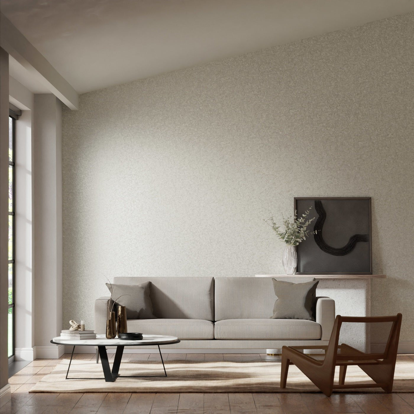 Coral Wallpaper - Steel - EREE110761 - Harlequin - Premier Wallcovering