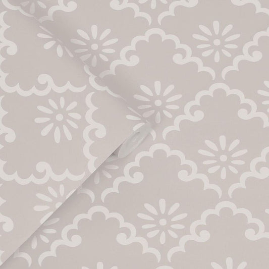 Coralie Wallpaper - Dove Grey - Laura Ashley - 118475 - Premier Wallcovering