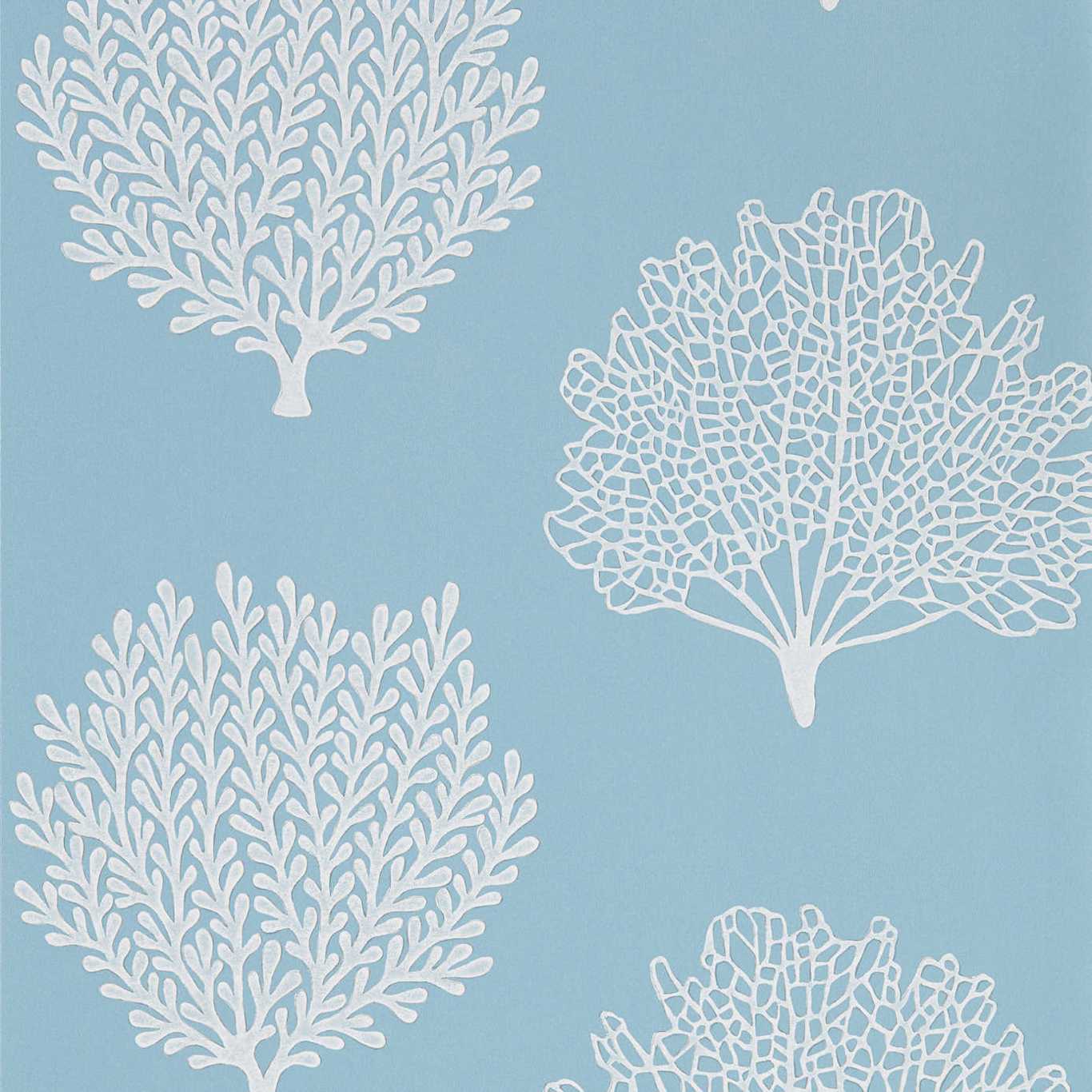Coraline Wallpaper - Marine - Sanderson - DCOA216577 - Premier Wallcovering
