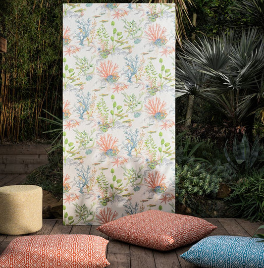 Coralline Wallpaper - Coral - Osborne & Little - W7682-01 - Premier Wallcovering