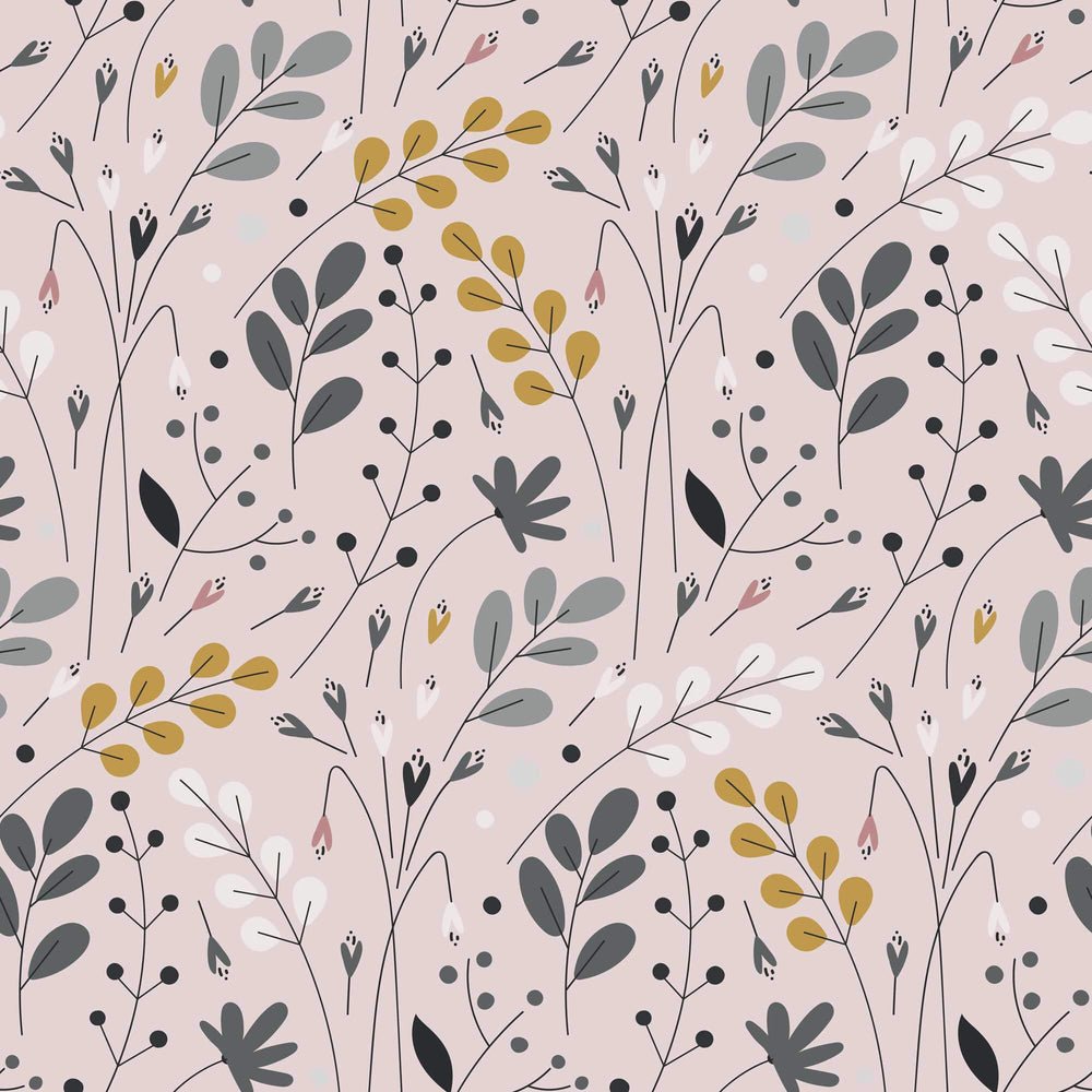 Cornucopia Wallpaper - Dusky Pink & Mustard - Lust Home - LH900119 - Premier Wallcovering