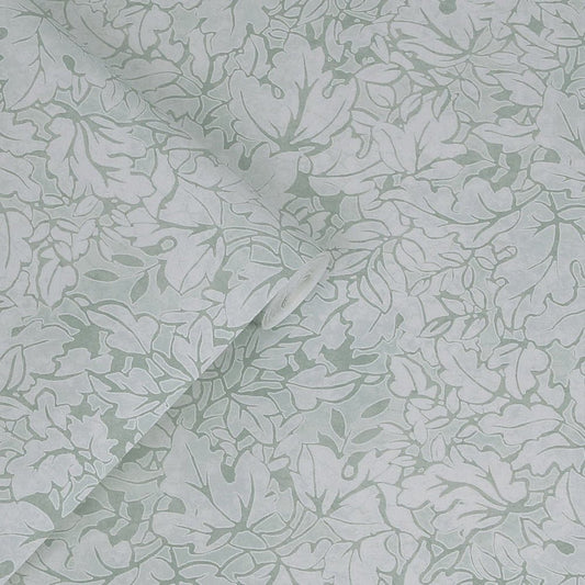 Corrina Leaf Wallpaper - Mineral Green - Laura Ashley - 121089 - Premier Wallcovering