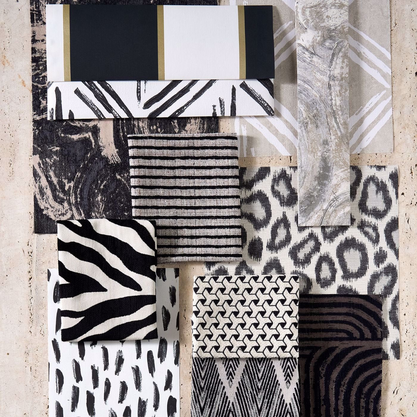 Cosmopolis Wallpaper - Noir - Clarke & Clarke - W0221/04 - Premier Wallcovering