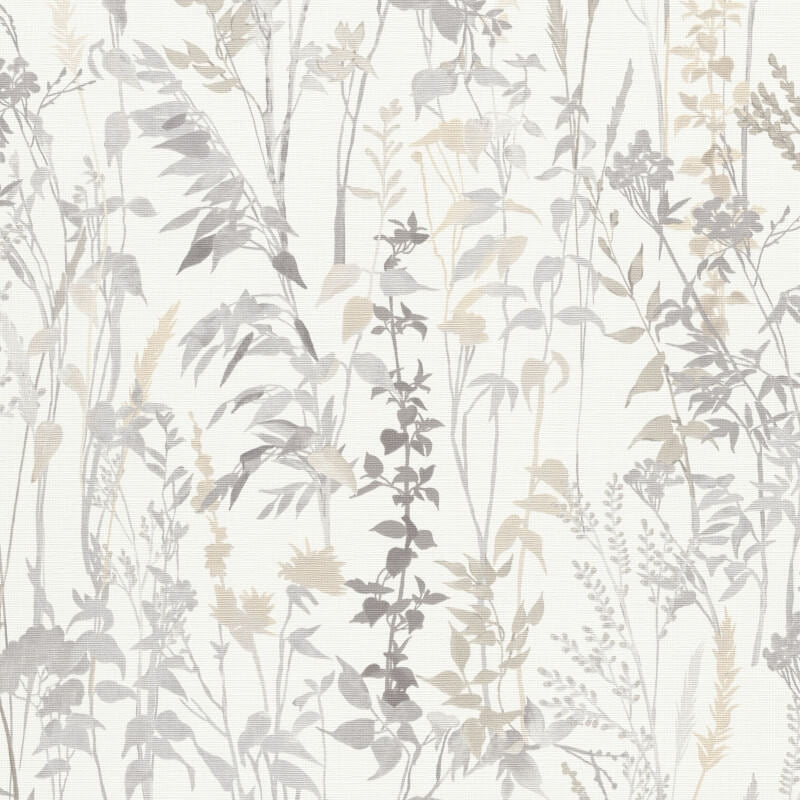 Cottage Leaf Meadow Wallpaper - Cream - Erismann - 10258 - 14 - Premier Wallcovering