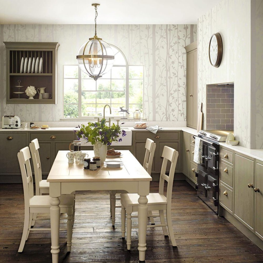 Cottonwood Wallpaper - Pearlescent White - Laura Ashley - 113341 - Premier Wallcovering