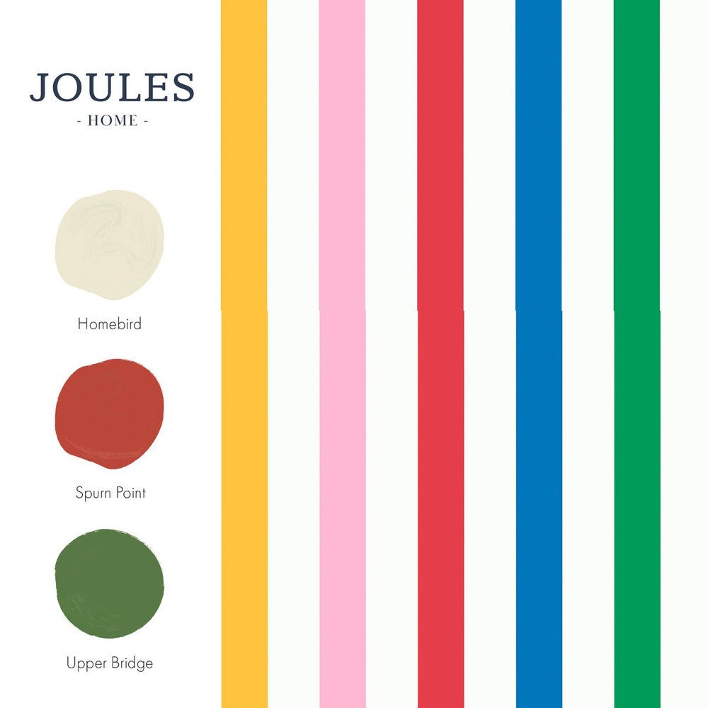 Country Critters Chunky Stripe Wallpaper - Multi - Joules - 118585 - Premier Wallcovering