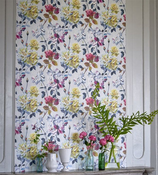 Couture Rose Wallpaper - Tuberose - PDG711/02 - Designers Guild - Premier Wallcovering