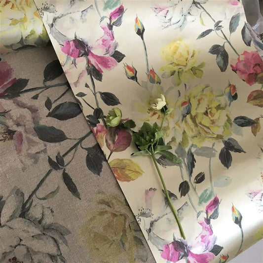 Couture Rose Wallpaper - Tuberose - Designers Guild - PDG711/02 - Premier Wallcovering