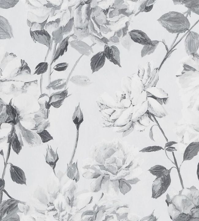 Couture Rose Wallpaper - Noir - PDG711/06 - Designers Guild - Premier Wallcovering