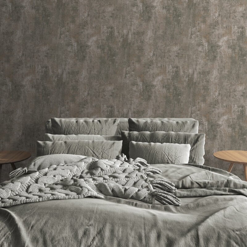 Cove Industrial Texture Wallpaper - Patina - Muriva - 207504 - Premier Wallcovering