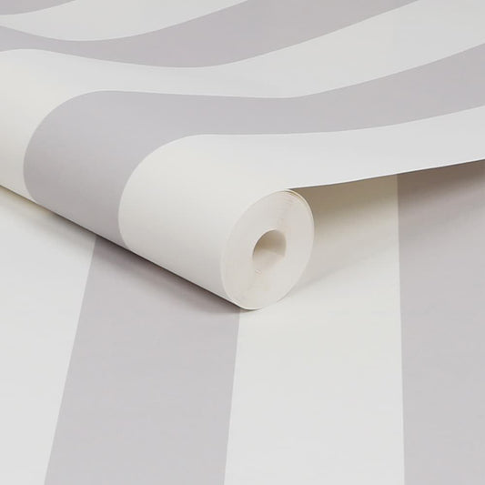 Craft Stripe Wallpaper - Grey - Next - 122402 - Premier Wallcovering