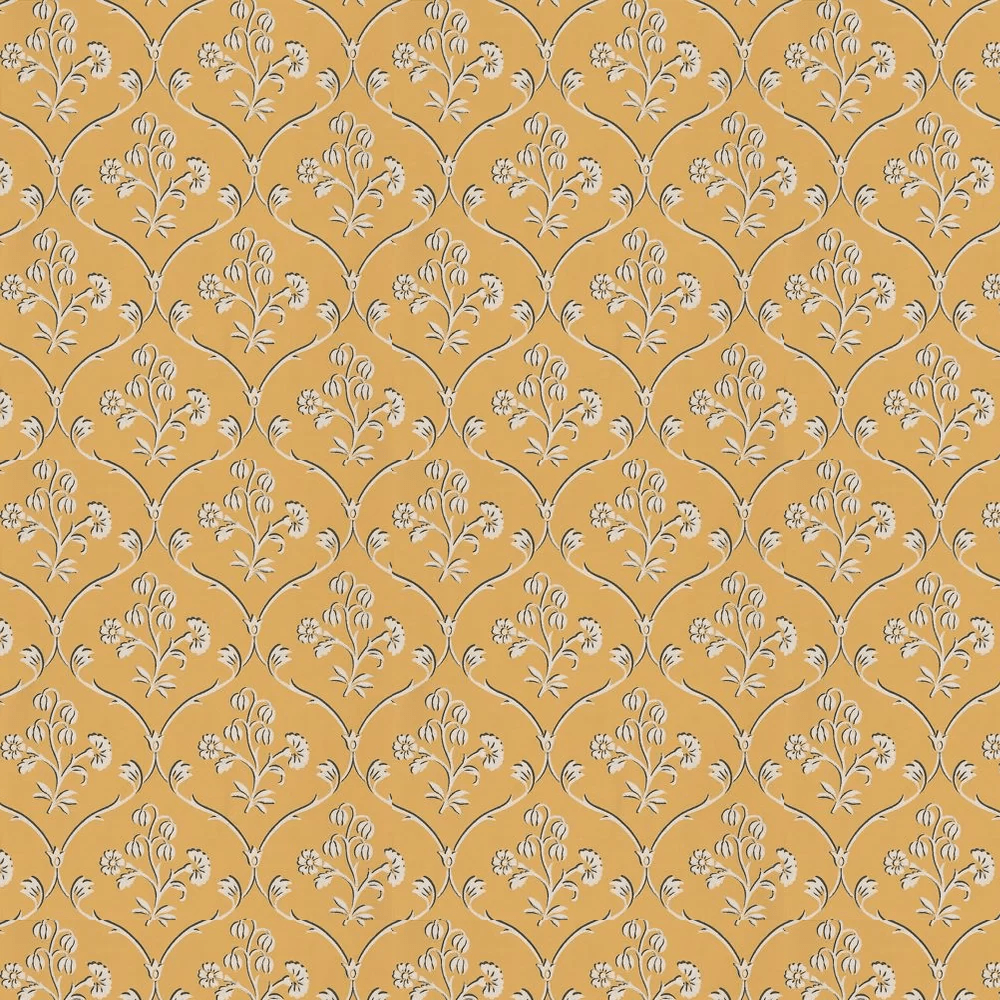 Cranford Wallpaper - Wheat Yellow - Little Greene - 0251CRWHEAT - Premier Wallcovering