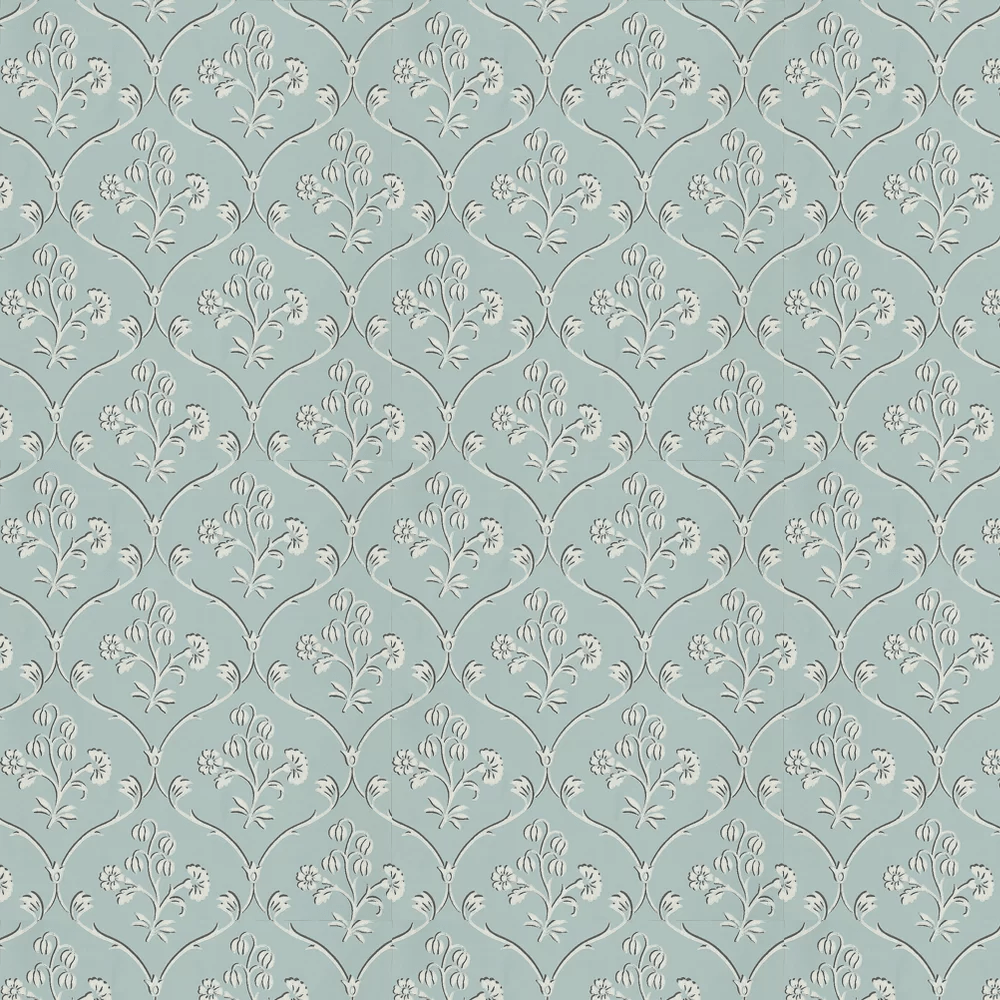 Cranford Wallpaper - Sky Blue - Little Greene - 0251CRSKYBL - Premier Wallcovering