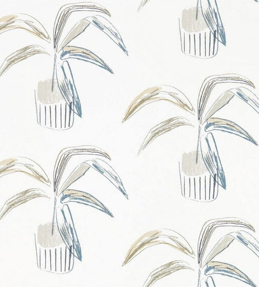 Crassula Wallpaper - Tangerine / Mint - NZAW111990 - Scion - Premier Wallcovering
