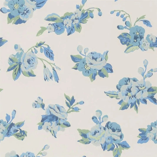 Craven Street Flower Wallpaper - Delft - English Heritage - PEH0006/03 - Premier Wallcovering