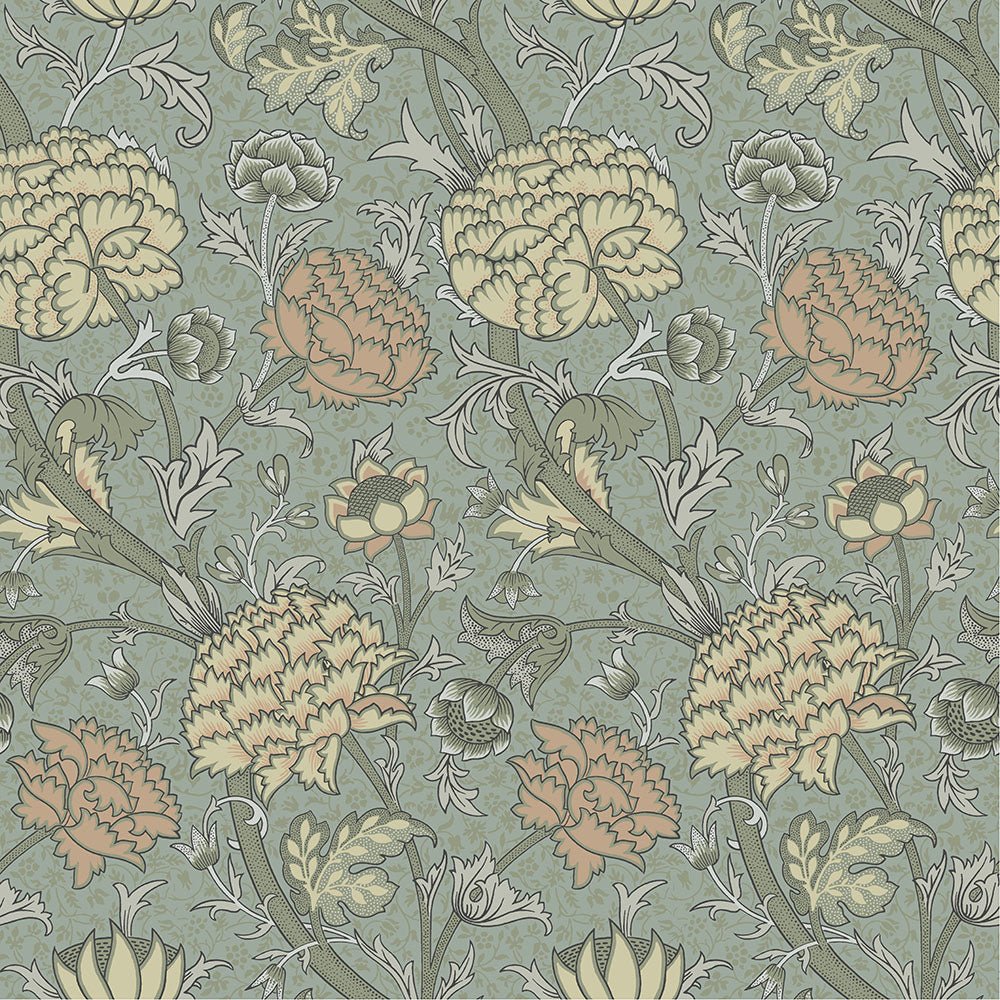 Cray Wallpaper - Turquoise - Midbec - 82034 - Premier Wallcovering