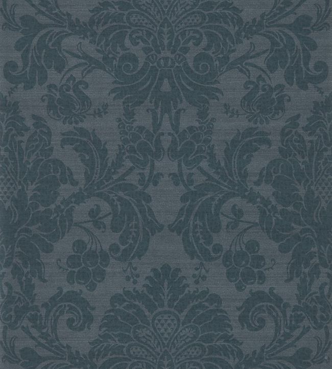 Crivelli Wallpaper - Como Blue - ZPAL312683 - Zoffany - Premier Wallcovering