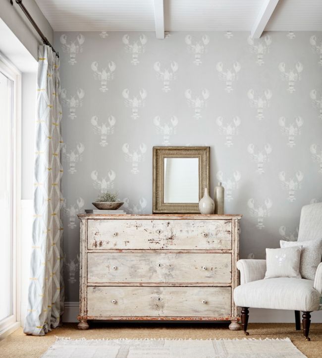 Cromer Wallpaper - Gull - DCOA216588 - Sanderson - Premier Wallcovering
