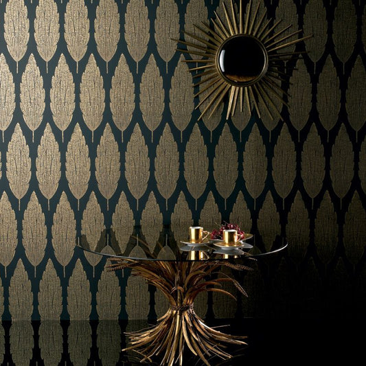 Cypres Wallpaper - Aqua/Blue - Nina Campbell - NCW3834-05 - Premier Wallcovering