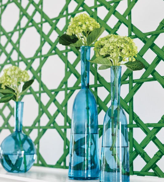 Cyrus Cane Wallpaper - Emerald Green - Thibaut - T13140 - Premier Wallcovering