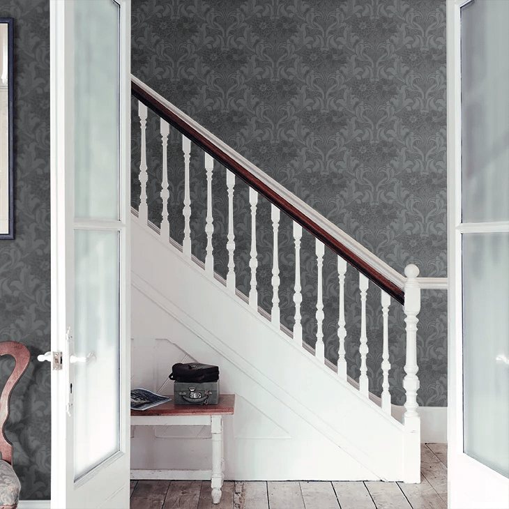 Dahlia Scroll Wallpaper - Etruria - Little Greene - 0263DAETRUR - Premier Wallcovering