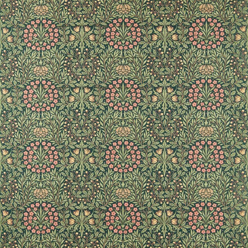 Daisy & Oak Fabric - Thyme/Weld - Morris & Co - 227370 - Premier Wallcovering