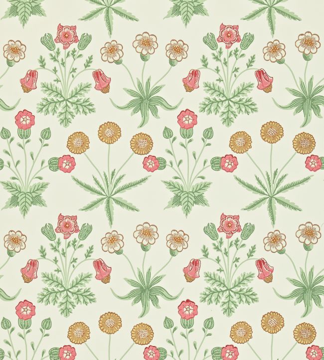 Daisy Wallpaper - Willow/Pink - 212562 - Morris & Co - Premier Wallcovering