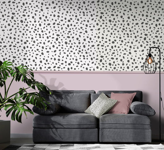 Dalmatian Wallpaper - Black and White - Holden Décor - 12940 - Premier Wallcovering