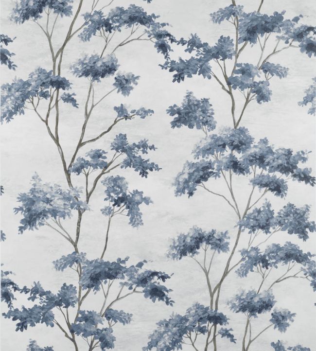 Dalton Wallpaper - Spa Blue On Pearl - Anna French - AT16168 - Premier Wallcovering