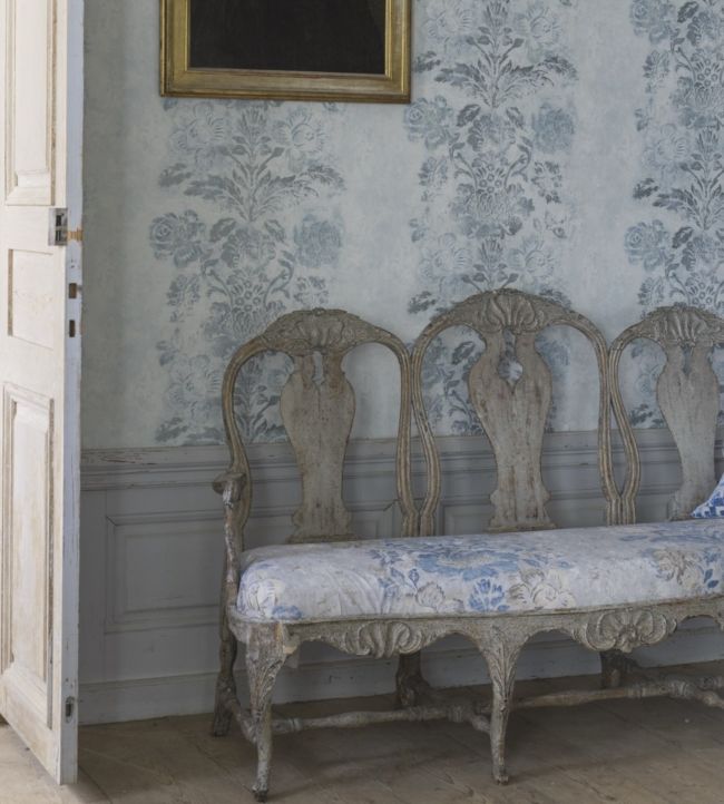 Damasco Wallpaper - Slate - PDG674/04 - Designers Guild - Premier Wallcovering