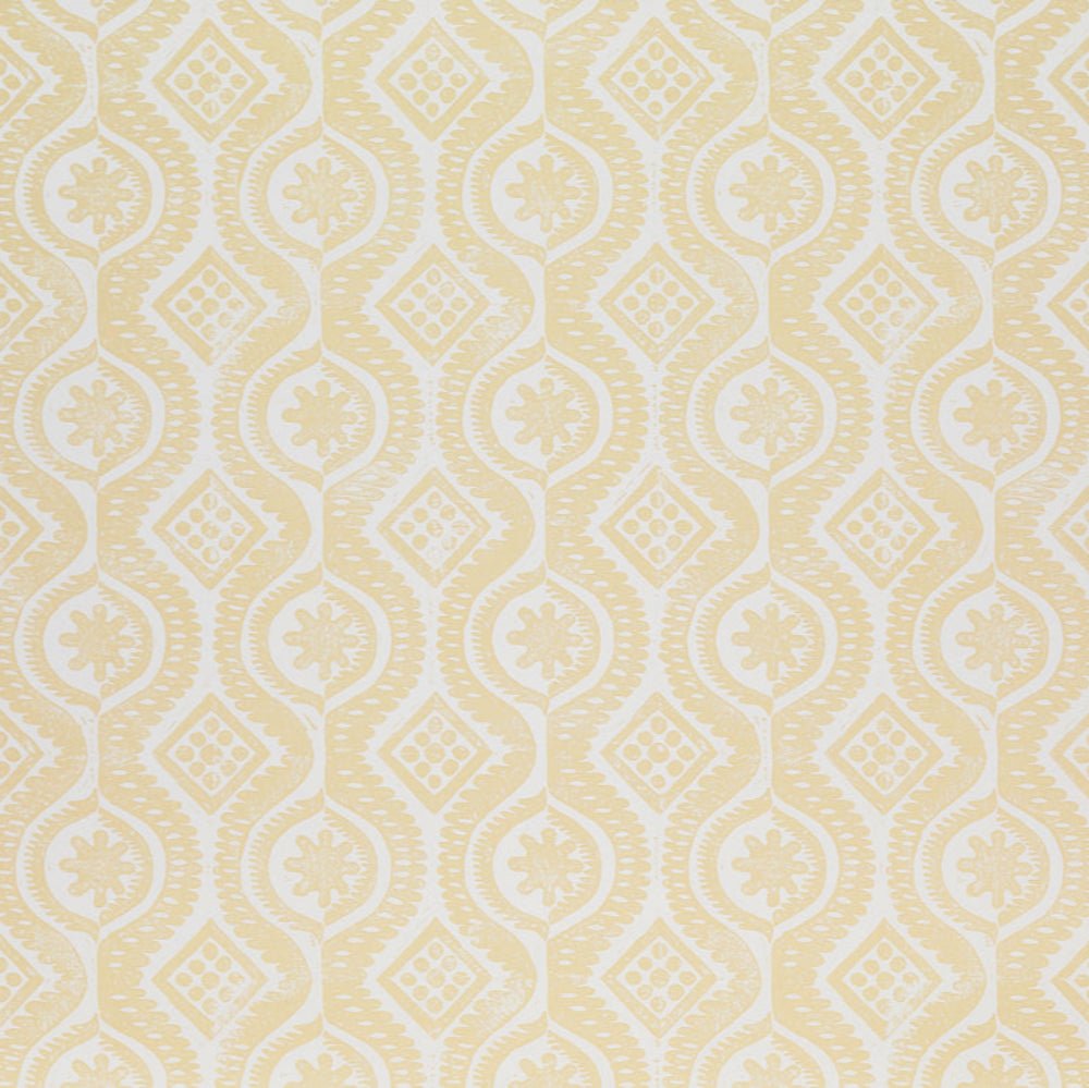 Damask Wallpaper - Yellow - Blithfield - 850-03 - Premier Wallcovering