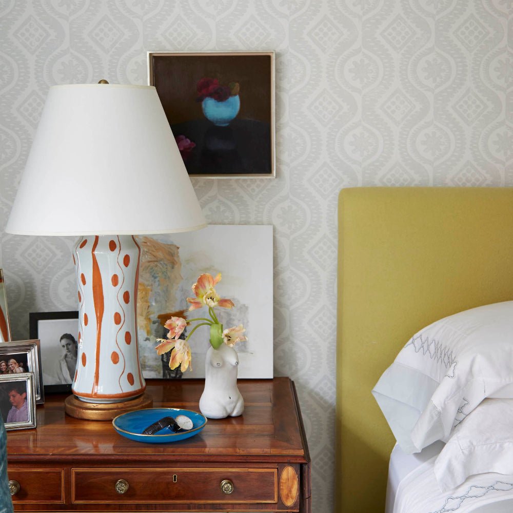 Damask Wallpaper - Grey - Blithfield - 850-07 - Premier Wallcovering