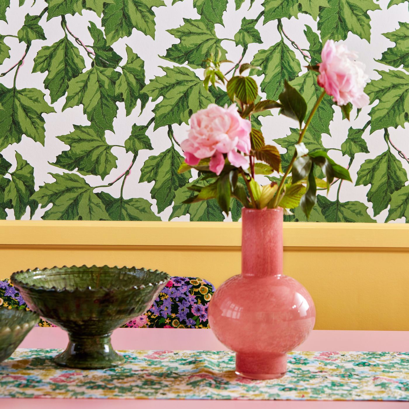 Dappled Leaf Wallpaper - Emerald - HSRW113045 - Harlequin - Premier Wallcovering