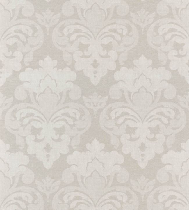 Darcey Damask Wallpaper - Flax - Anna French - AT16122 - Premier Wallcovering