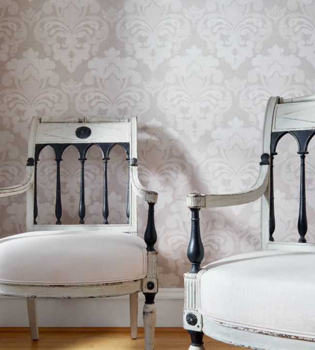 Darcey Damask Wallpaper - Lavender - Anna French - AT16119 - Premier Wallcovering