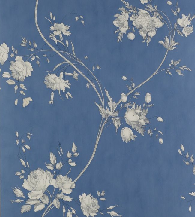 Darcy Wallpaper - Navy - Colefax & Fowler - 07957/07 - Premier Wallcovering