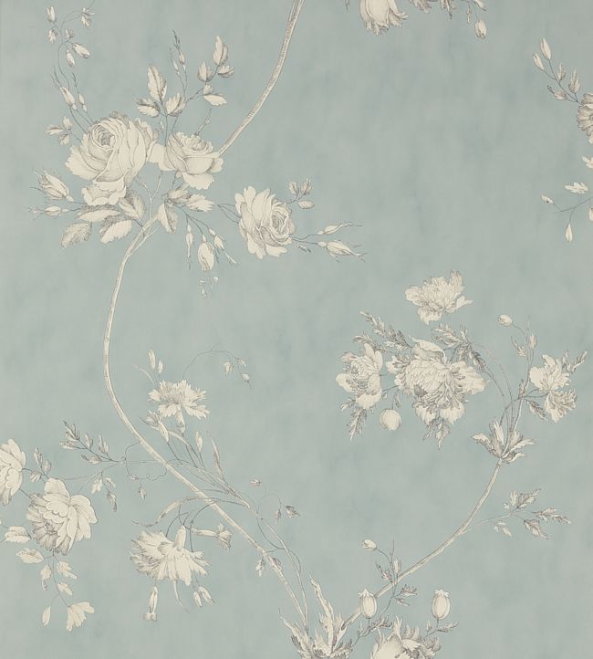 Darcy Wallpaper - Sea Blue - Colefax & Fowler - 07957/12 - Premier Wallcovering