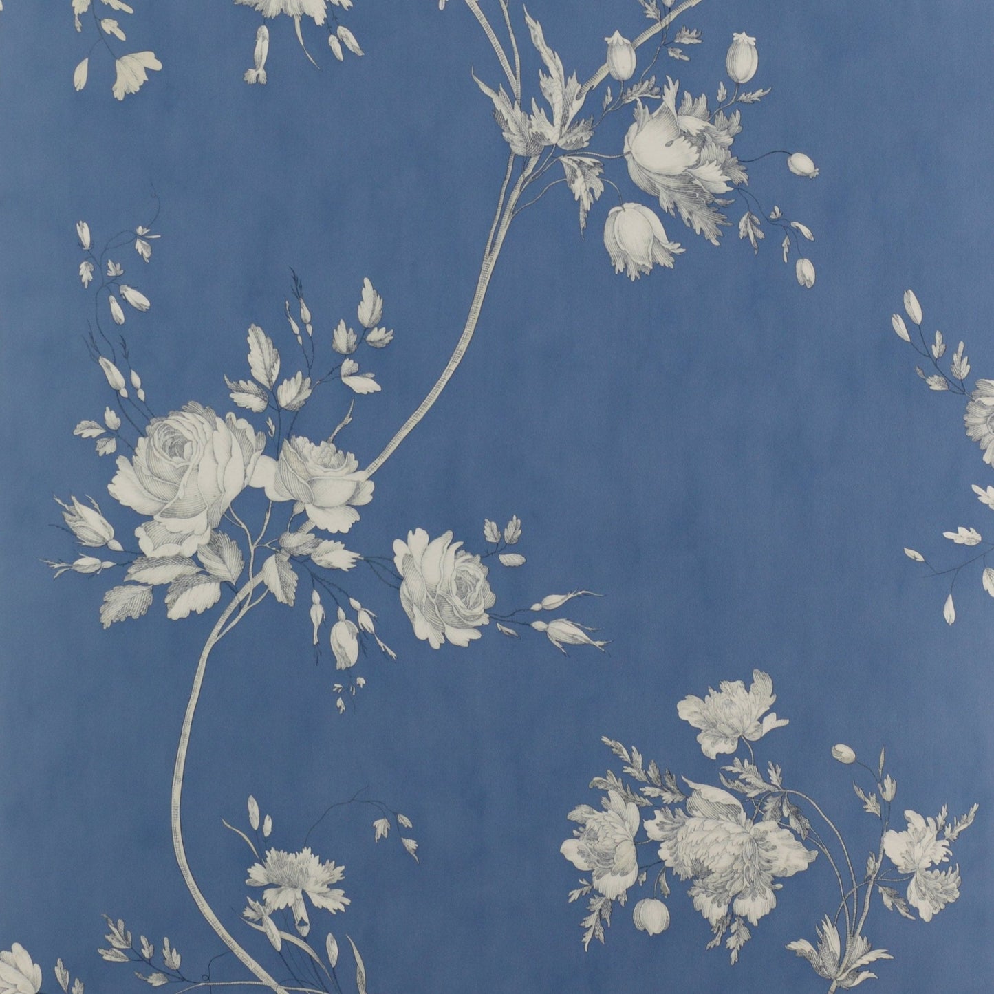 Darcy Wallpaper - Navy - Colefax & Fowler - 07957/07 - Premier Wallcovering