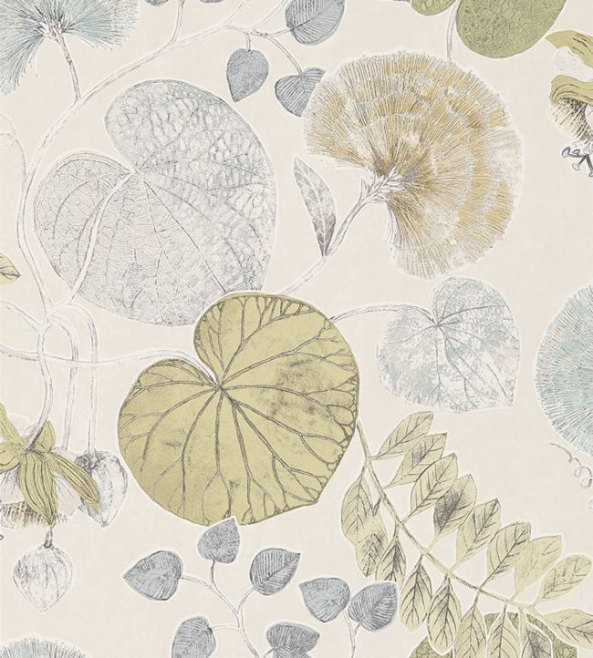 Dardanella Wallpaper - Ink/Chartreuse - HGAT111258 - Harlequin - Premier Wallcovering