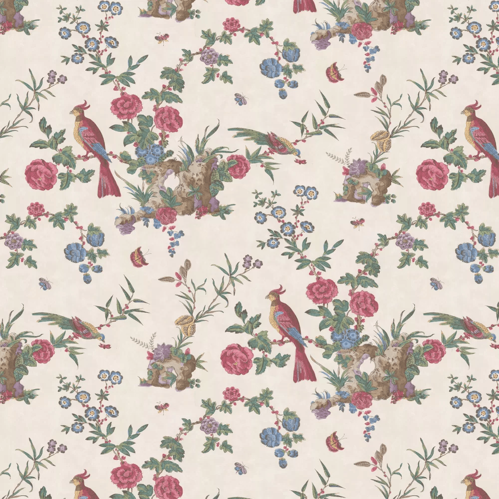 Darwin Wallpaper - Off White - Little Greene - 0247DASEREI - Premier Wallcovering