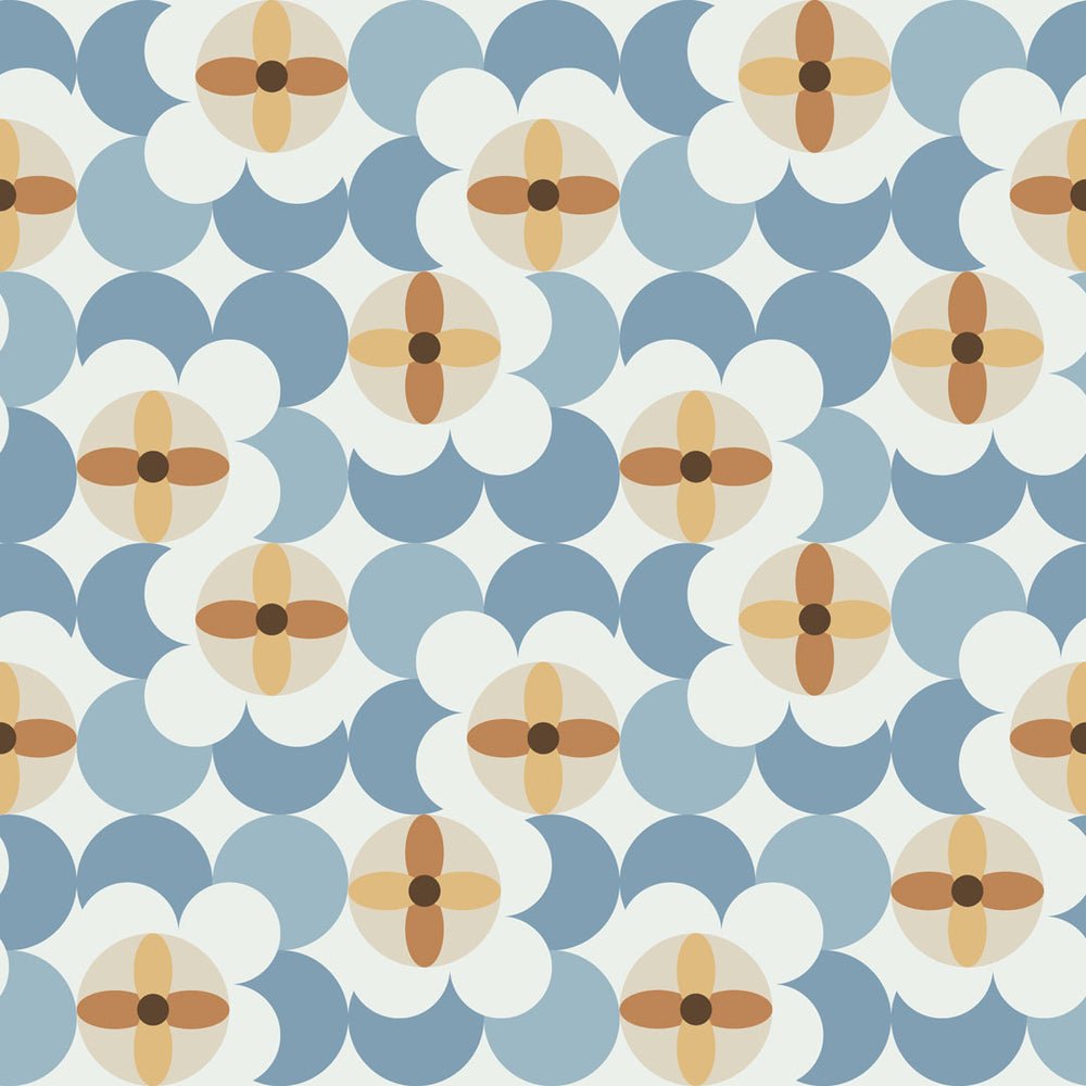 Day Dreamer Wallpaper - Nirvana & Tan on Dovecote - Lust Home - LH900451 - Premier Wallcovering