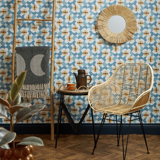 Day Dreamer Wallpaper - Nirvana & Tan on Dovecote - Lust Home - LH900451 - Premier Wallcovering