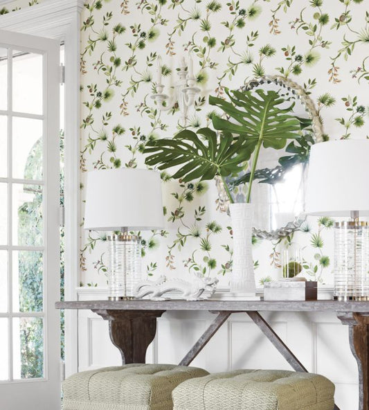 De Soto Wallpaper - Blue - Thibaut - T5767 - Premier Wallcovering