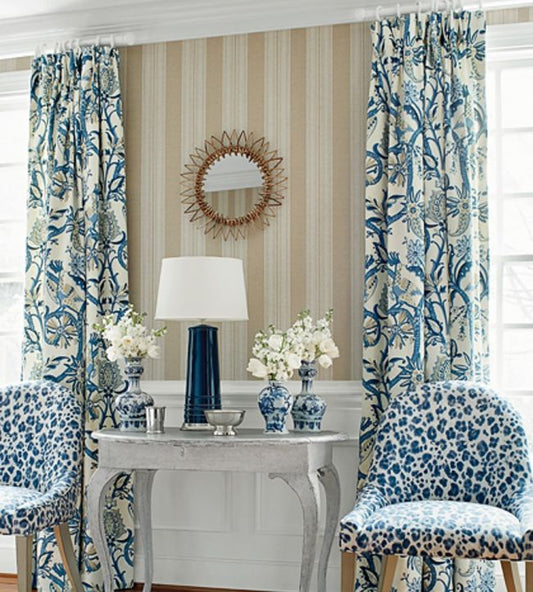 Deck Stripe Wallpaper - Tan - Thibaut - T24345 - Premier Wallcovering