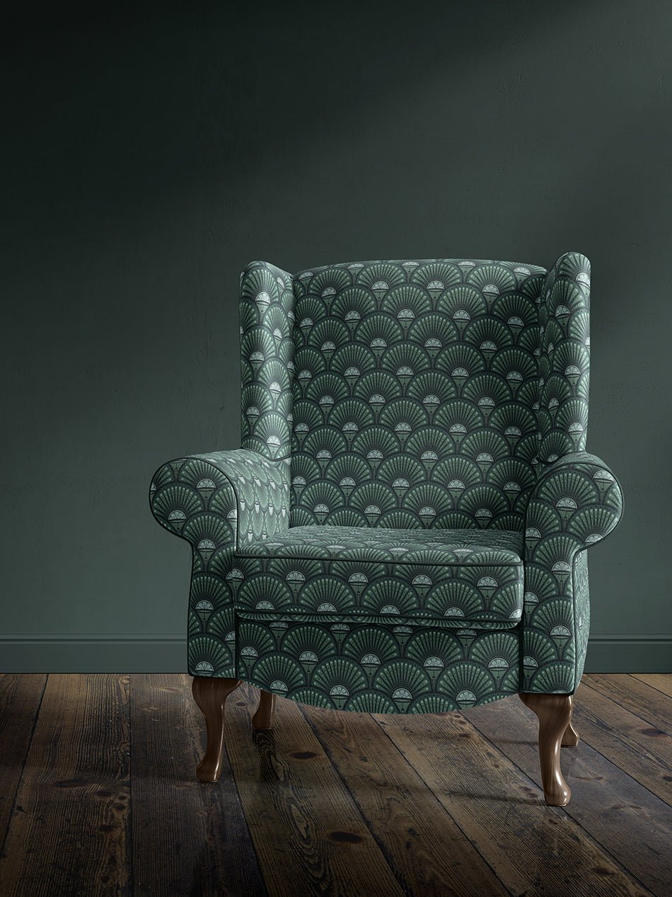 Deco Martini Recycled Velvet Fabric - Arsenic - Divine Savages - DVS014-DM-ARS-VEL - Premier Wallcovering